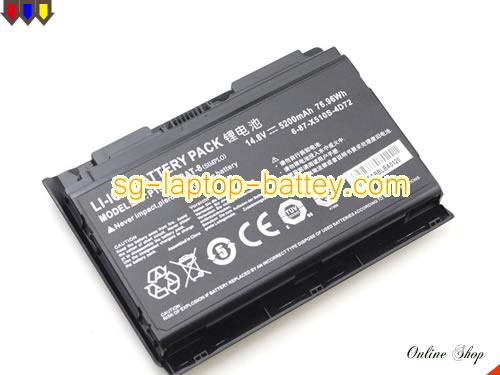  image 3 of Genuine SAGER NP8130 Battery For laptop 5200mAh, 76.96Wh , 14.8V, Black , Li-ion