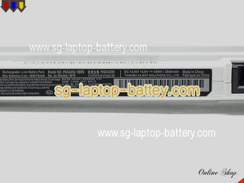  image 5 of TOSHIBA Tecra A40-C-14L Replacement Battery 2800mAh, 45Wh  14.8V White Li-ion