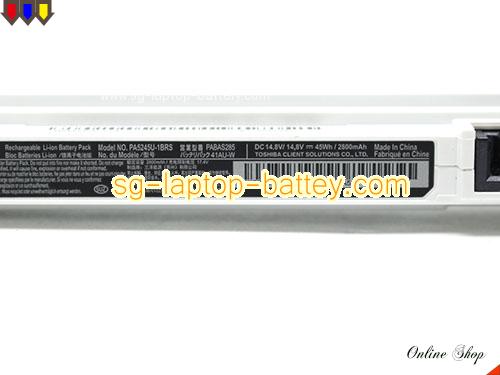  image 5 of TOSHIBA Tecra Z50-C-10R Replacement Battery 2800mAh, 45Wh  14.8V White Li-ion