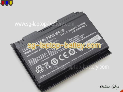  image 3 of Genuine ORIGIN EON17-S Battery For laptop 5200mAh, 76.96Wh , 14.8V, Black , Li-ion