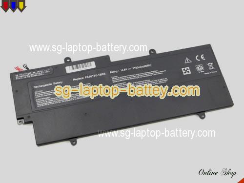  image 5 of TOSHIBA Z830-10U Replacement Battery 3100mAh, 47Wh  14.8V Black Li-Polymer