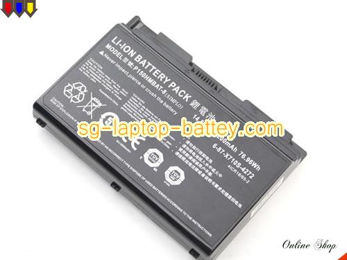  image 4 of Genuine EUROCOM Neptune 2 P170EM Battery For laptop 5200mAh, 76.96Wh , 14.8V, Black , Li-ion