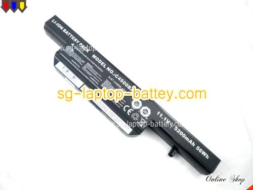  image 1 of Genuine CLEVO B5130M Battery For laptop 5200mAh, 11.1V, Black , Li-ion