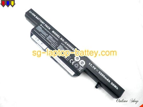  image 1 of Genuine CLEVO W150HN Battery For laptop 5200mAh, 11.1V, Black , Li-ion