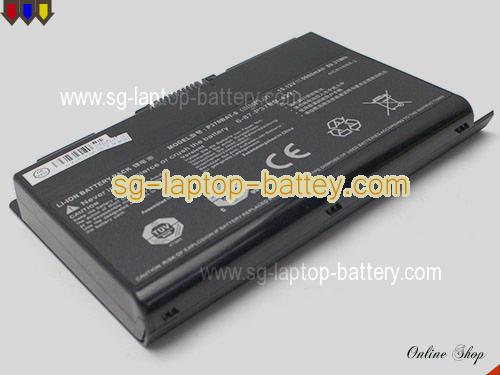  image 2 of Genuine CLEVO P370SM3 Battery For laptop 5900mAh, 89.21Wh , 15.12V, Black , Li-ion