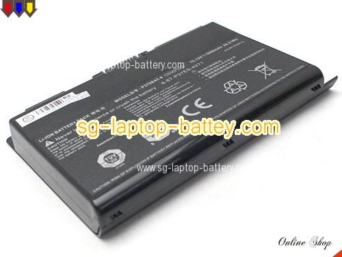  image 2 of Genuine CLEVO P370SM Battery For laptop 5900mAh, 89.21Wh , 15.12V, Black , Li-ion