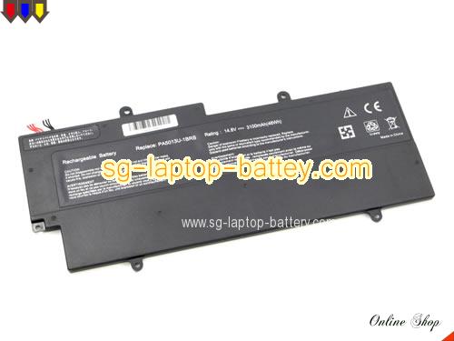  image 5 of TOSHIBA pt22la-001001 Replacement Battery 3100mAh, 47Wh  14.8V Black Li-Polymer