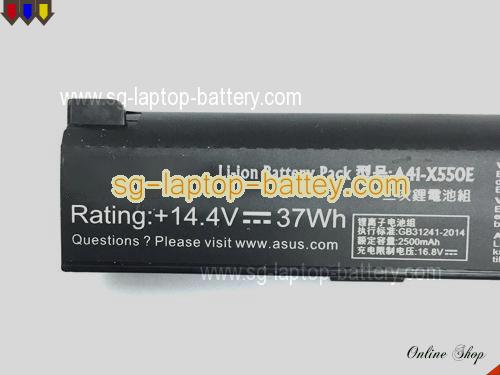  image 2 of Genuine ASUS A450E1007CCSL Battery For laptop 2500mAh, 37Wh , 14.4V, Black , Li-ion