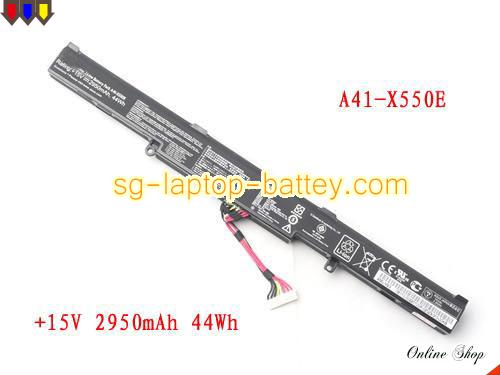  image 1 of Genuine ASUS A450EI323VBSL Battery For laptop 2950mAh, 44Wh , 15V, Black , Li-ion