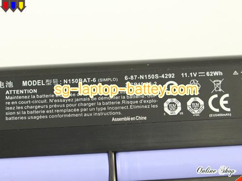  image 2 of Genuine SAGER NP7276 Battery For laptop 62Wh, 11.1V, Black , Li-ion