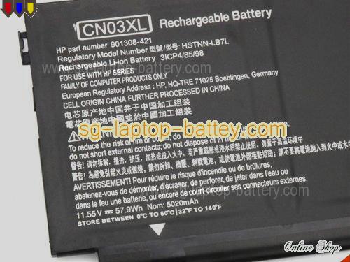  image 2 of HSTNN-LB7L Battery, S$60.99 Li-ion Rechargeable HP HSTNN-LB7L Batteries