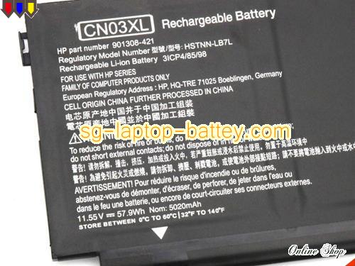  image 2 of 901308-421 Battery, S$60.99 Li-ion Rechargeable HP 901308-421 Batteries