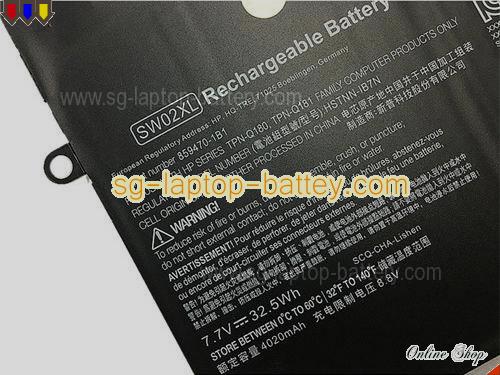  image 2 of HSTNNLB7N Battery, S$69.19 Li-ion Rechargeable HP HSTNNLB7N Batteries