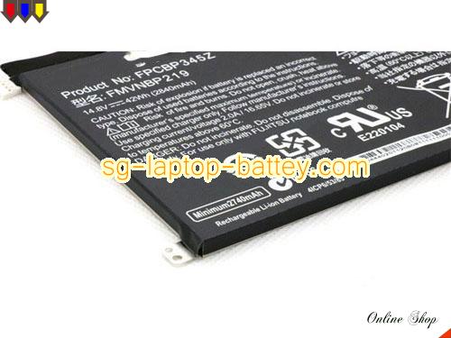  image 3 of Genuine FUJITSU UH552 Battery For laptop 2840mAh, 42Wh , 14.8V, Black , Li-ion