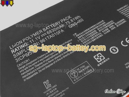  image 2 of Genuine GIGABYTE P35W v2 Battery For laptop 6830mAh, 76Wh , 11.1V, Black , Li-ion