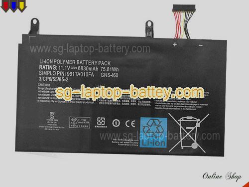  image 5 of Genuine GIGABYTE P57W Battery For laptop 6830mAh, 76Wh , 11.1V, Black , Li-ion