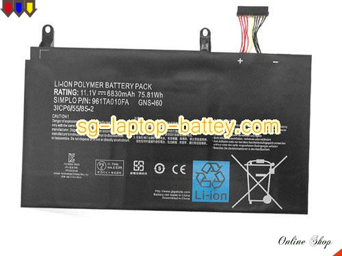  image 5 of Genuine GIGABYTE P35Wv3 Battery For laptop 6830mAh, 76Wh , 11.1V, Black , Li-ion