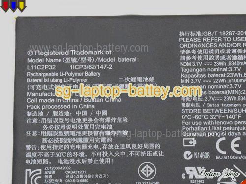  image 2 of 1ICP3/62/1472 Battery, S$45.98 Li-ion Rechargeable LENOVO 1ICP3/62/1472 Batteries