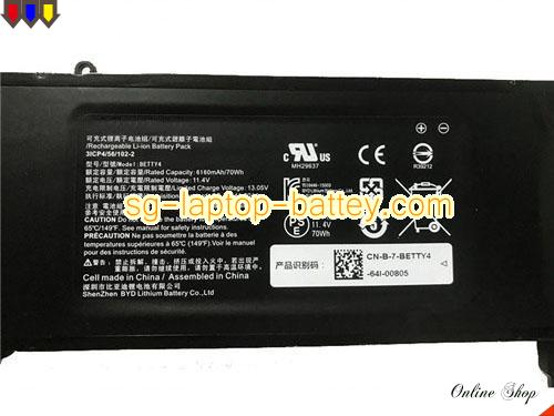  image 2 of BETTY4 Battery, S$134.98 Li-ion Rechargeable RAZER BETTY4 Batteries