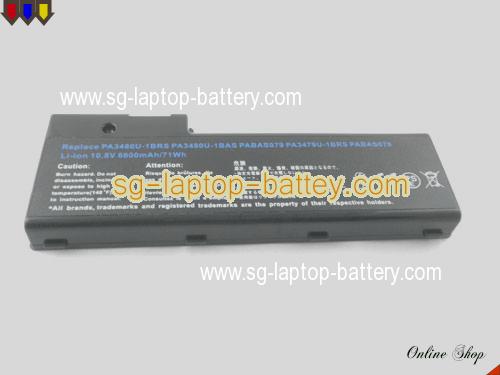  image 5 of TOSHIBA Satellite P100-ST1072 Replacement Battery 6600mAh 10.8V Black Li-ion