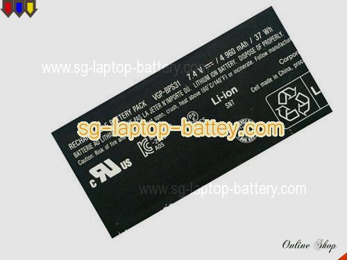  image 2 of Genuine SONY svd-11215cvb Battery For laptop 4930mAh, 37Wh , 7.4V, Black , Li-ion