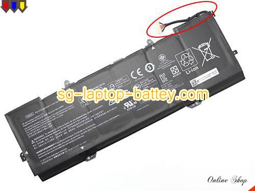  image 1 of Genuine HP Spectre x360 15t-bl100 Battery For laptop 7280mAh, 84.04Wh , 11.55V, Black , Li-Polymer