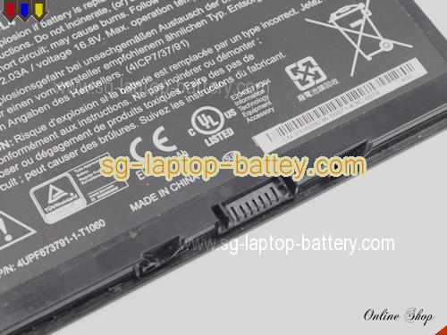  image 4 of Genuine MOTION XR12 Battery For laptop 2900mAh, 43Wh , 14.8V, Black , Li-ion