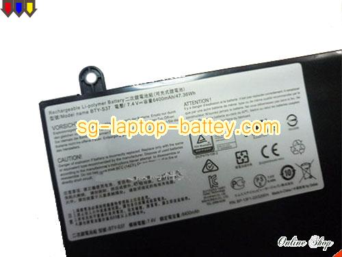  image 2 of Genuine MSI GS30 Battery For laptop 6400mAh, 47.36Wh , 7.4V, Black , Li-ion