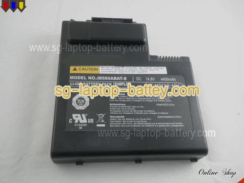  image 2 of M560BAT-8 Battery, S$Coming soon! Li-ion Rechargeable CLEVO M560BAT-8 Batteries