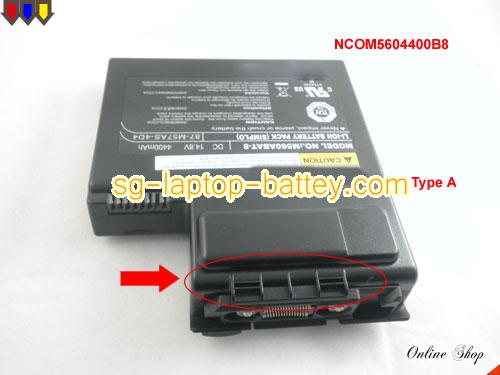  image 1 of Genuine CLEVO M560 Series Battery For laptop 4400mAh, 14.8V, Black , Li-ion