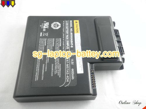  image 3 of Genuine CLEVO M560 Series Battery For laptop 4400mAh, 14.8V, Black , Li-ion