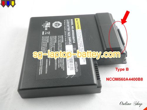  image 3 of Genuine CLEVO M560 Series Battery For laptop 4400mAh, 14.8V, Black , Li-ion