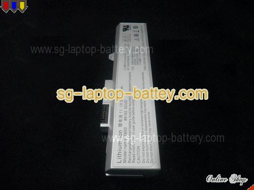  image 3 of HASEE Q200 Replacement Battery 4400mAh, 4.4Ah 11.1V Silver Li-ion