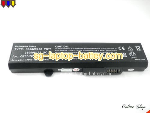  image 5 of AVERATEC Q200 Replacement Battery 4400mAh 11.1V Black Li-ion