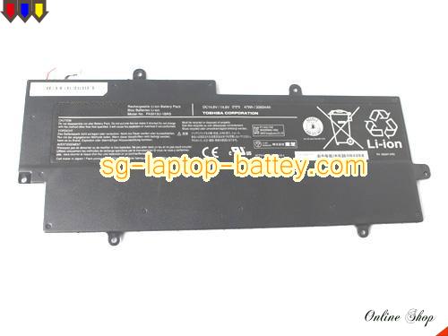  image 1 of Genuine TOSHIBA PT22LE-OOF004EN Battery For laptop 3060mAh, 47Wh , 14.8V, Black , Li-ion