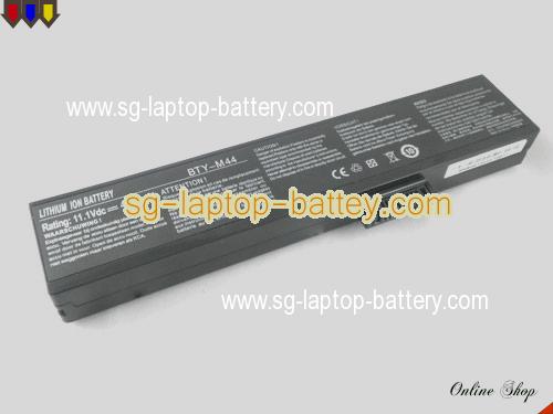  image 1 of Genuine MSI VR420 Battery For laptop 4400mAh, 11.1V, Black , Li-ion