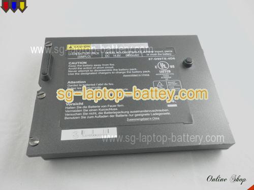  image 5 of CLEVO PortaNote D9K Replacement Battery 6600mAh 14.8V Black Li-ion