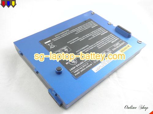  image 2 of Genuine CLEVO PortaNote D900K Battery For laptop 6600mAh, 14.8V, Blue , Li-ion
