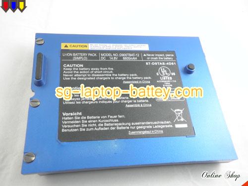  image 5 of Genuine CLEVO PortaNote D900K Battery For laptop 6600mAh, 14.8V, Blue , Li-ion