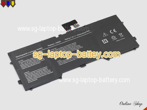  image 1 of DELL XPS12D5508 Replacement Battery 6300mAh, 47Wh  7.4V Black Li-Polymer