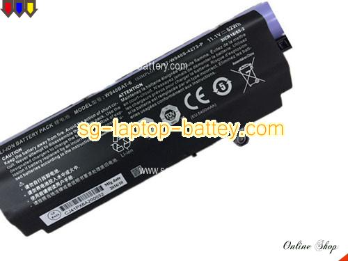  image 2 of Genuine CLEVO Premium Tv Xs3210 Battery For laptop 62Wh, 11.1V, Black , Li-ion