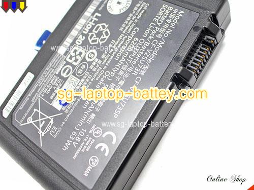  image 5 of Genuine PANASONIC Toughbook CF-D1 Mk1 Battery For laptop 5800mAh, 63Wh , 10.8V, Black , Li-ion