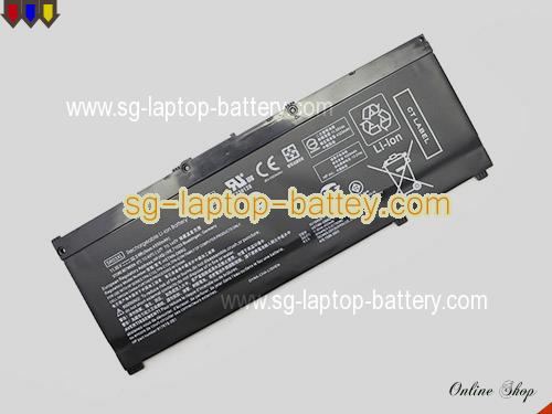  image 1 of Genuine HP Pavilion Gaming 15-cx0101TX Battery For laptop 4550mAh, 52.5Wh , 11.55V, Black , Li-Polymer