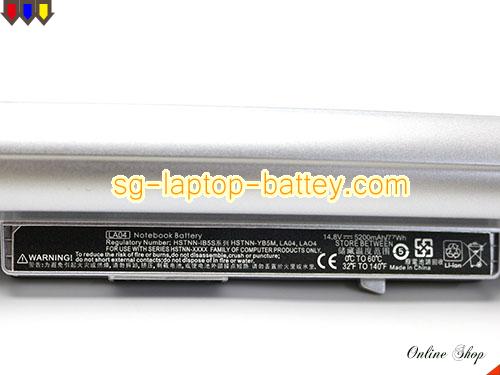  image 5 of HP Pavilion 14-n251TX Replacement Battery 5200mAh, 77Wh  14.8V Black+ Sliver Li-ion