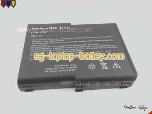  image 5 of ACER Aspire 1452 Replacement Battery 6600mAh 14.8V Black Li-ion