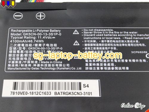  image 4 of GK5CN00B3S1P0 Battery, S$66.98 Li-ion Rechargeable MACHENIKE GK5CN00B3S1P0 Batteries