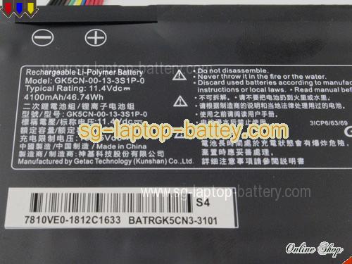  image 4 of Genuine MEDION F117-B1 Battery For laptop 4100mAh, 46.74Wh , 11.4V, Black , Li-Polymer