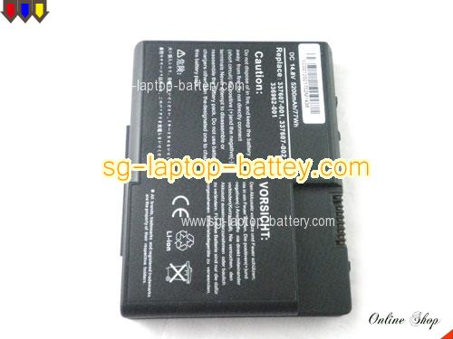  image 3 of COMPAQ X1005EA-DL681A Replacement Battery 4800mAh 14.8V Black Li-ion