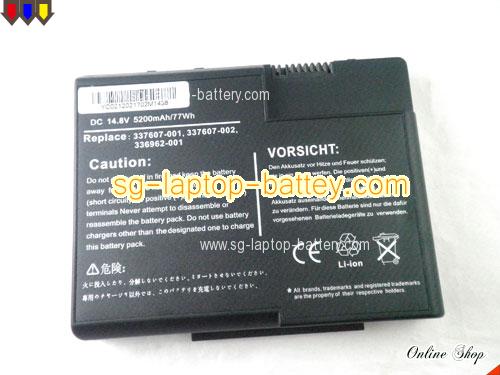  image 5 of COMPAQ X1005EA-DL681A Replacement Battery 4800mAh 14.8V Black Li-ion