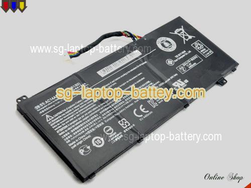  image 5 of ACER Aspire Nitro VN7-791G-51F5 Replacement Battery 4605mAh, 52.5Wh  11.4V Black Li-ion